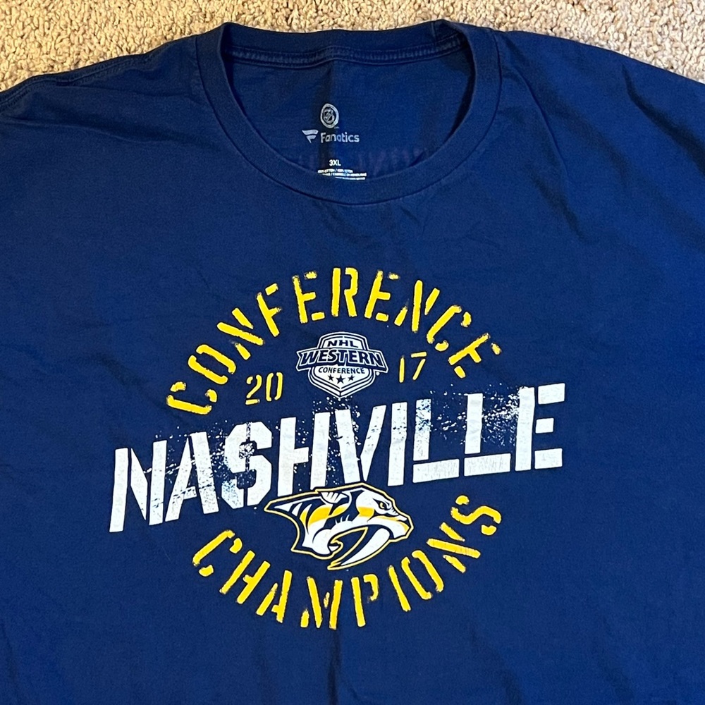 Nashville Predators 3XL Short Sleeve T-Shirt